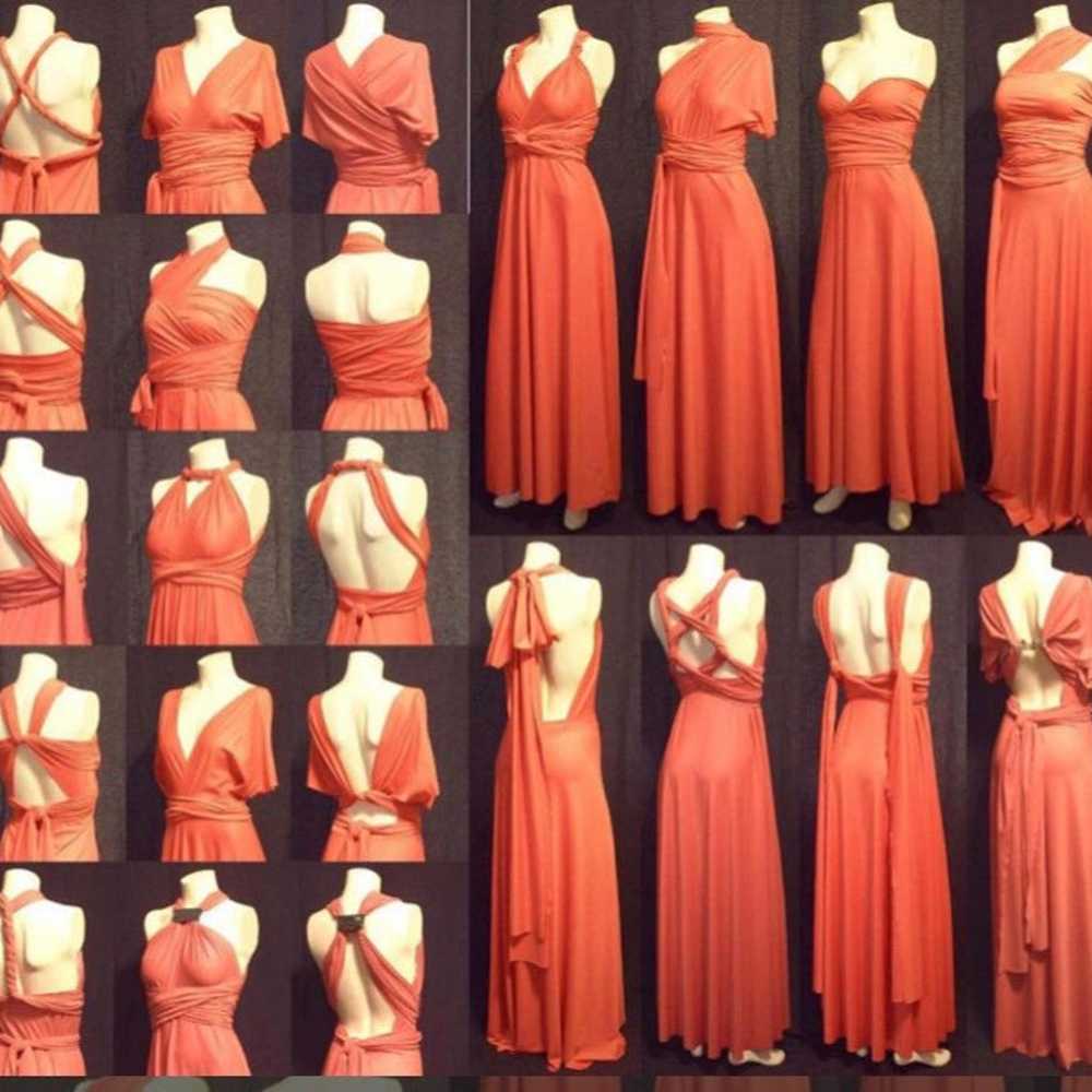 Red Maxi Convertible Dress - image 2