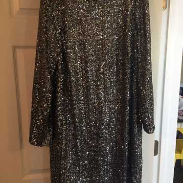 Plus Size Sequined Dress