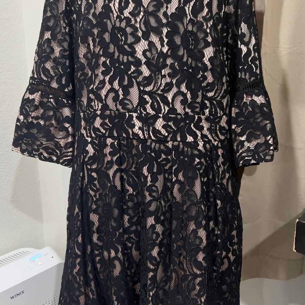 Eliza J Plus Size Lace & Satin Dress - image 2