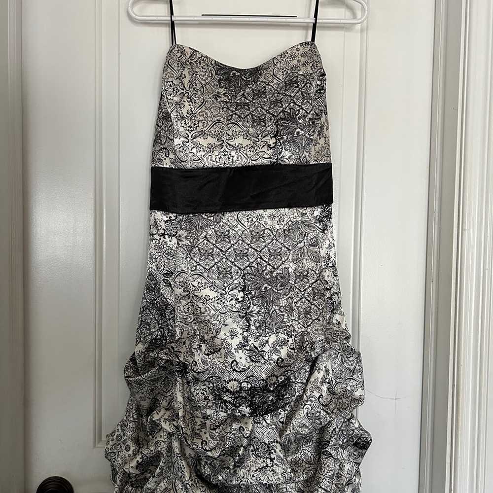 Formal dress silver and black - image 1