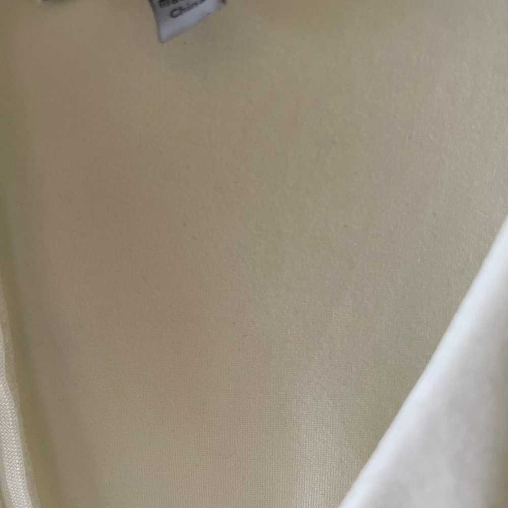 NWOT Fashion Nova Ivory sleeveless dress with Rhi… - image 10