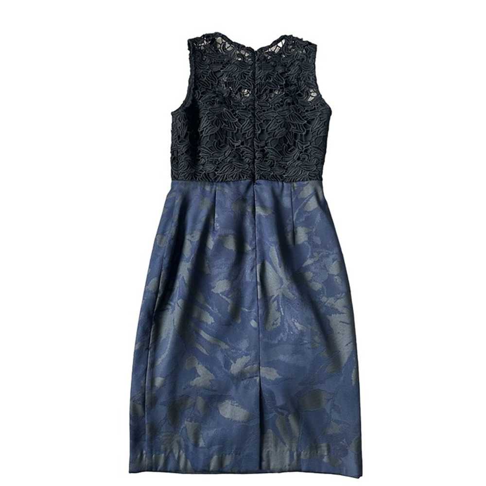 HUTCH Black Lace Navy Floral Dress Size 2 - image 2