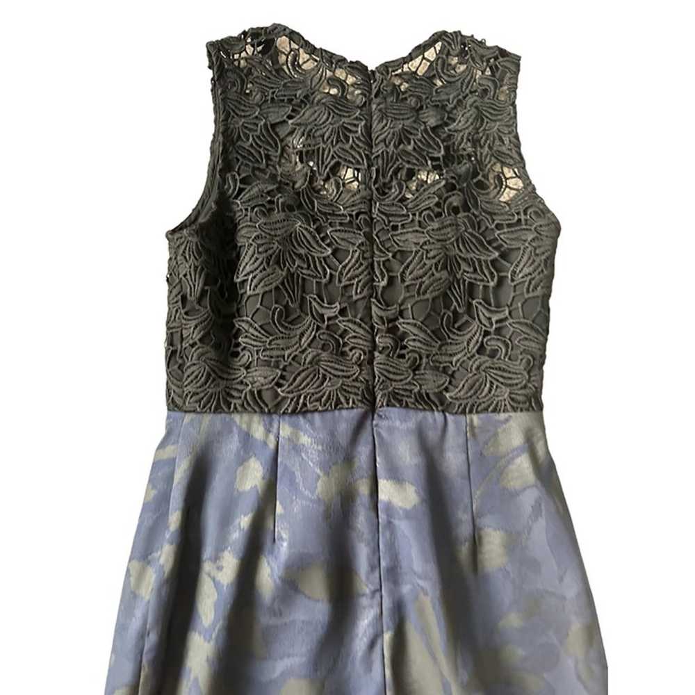 HUTCH Black Lace Navy Floral Dress Size 2 - image 4