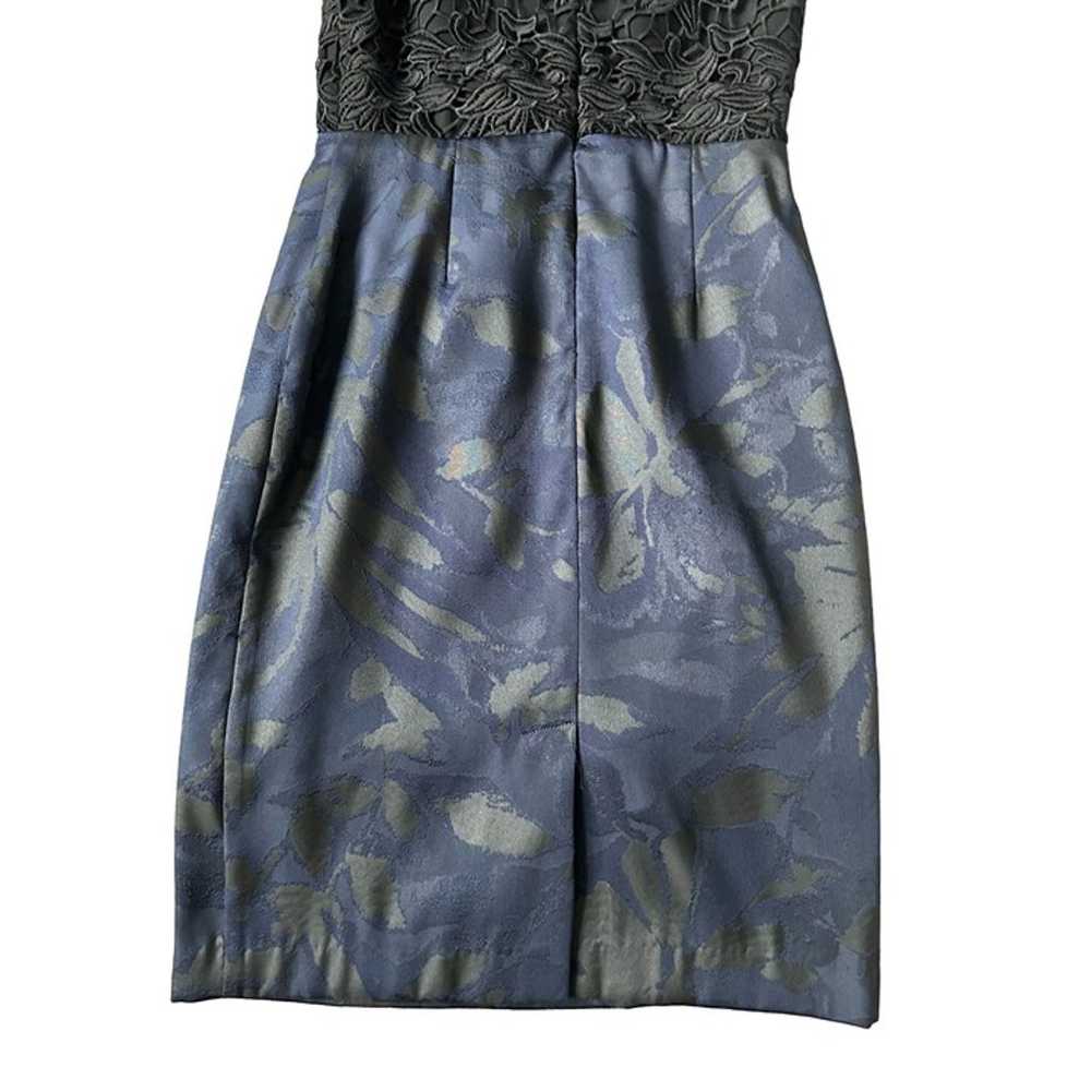 HUTCH Black Lace Navy Floral Dress Size 2 - image 5