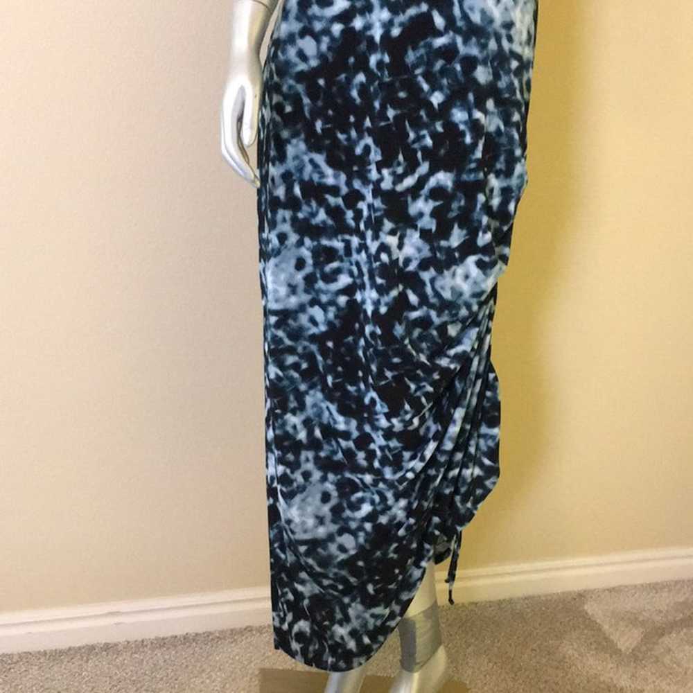 SOMA Side Tie Textured Crepe Midi Dress XS - image 5