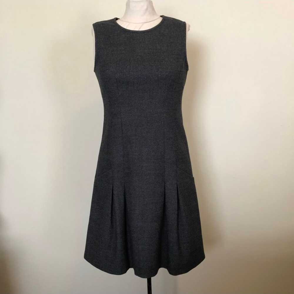 Theory Wool Sleeveless Dress Gray - image 1