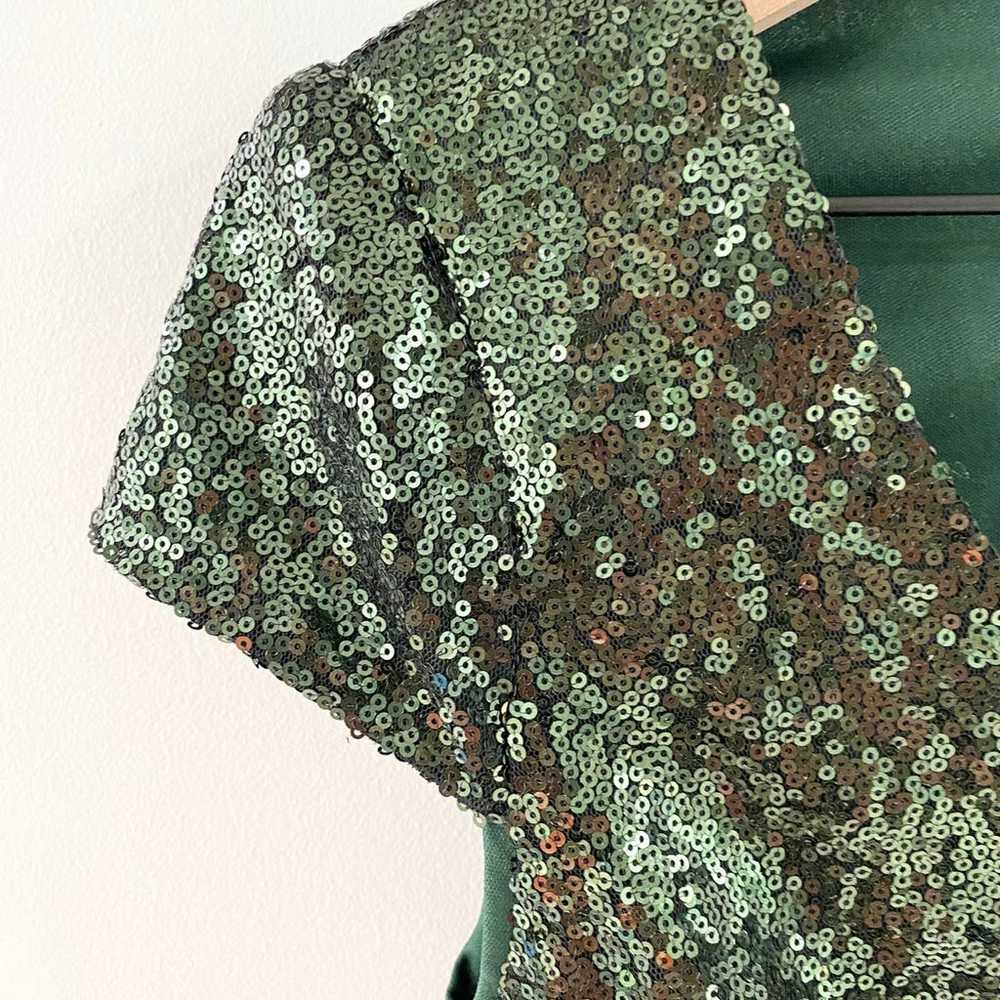 Lulu’s Kasson Green Sequin Bodycon Mini Dress Siz… - image 6