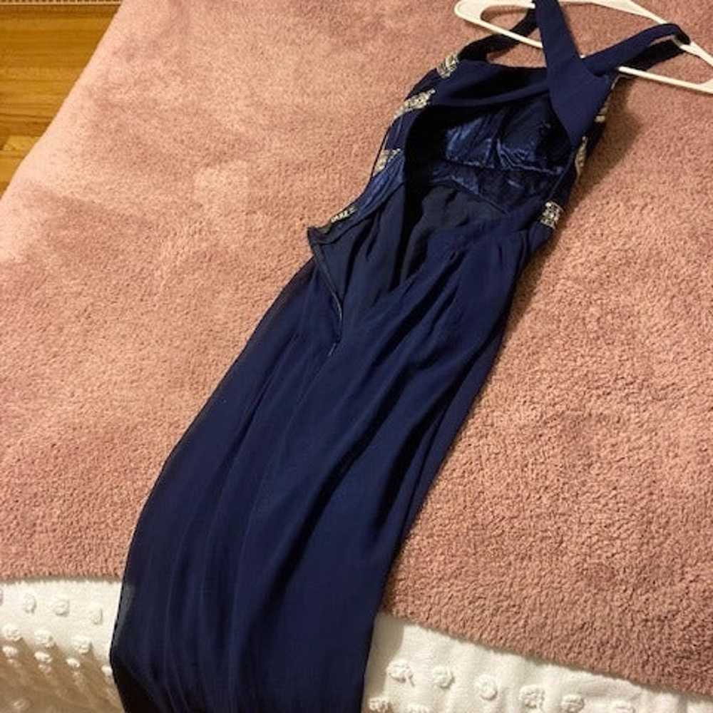 Navy blue prom dress - image 2