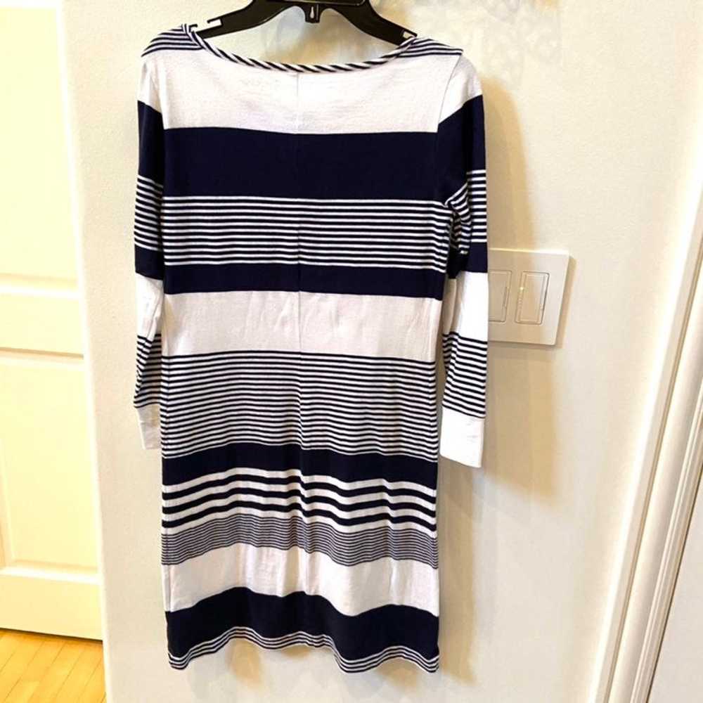 LILLY PULITZER Marlowe Striped Navy Boat - image 5