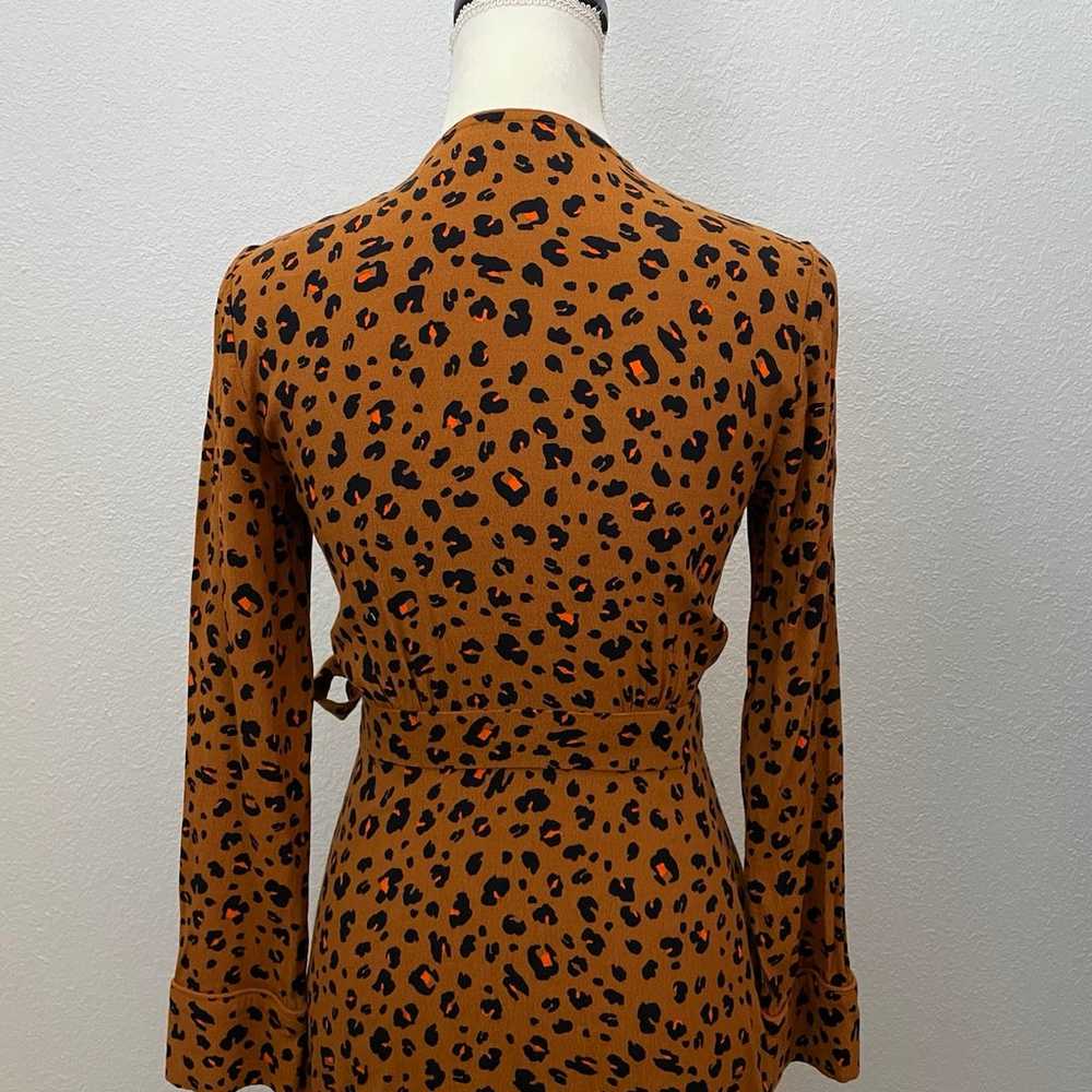 & Other Stories Long Sleeve Leopard Print Wrap Pl… - image 6