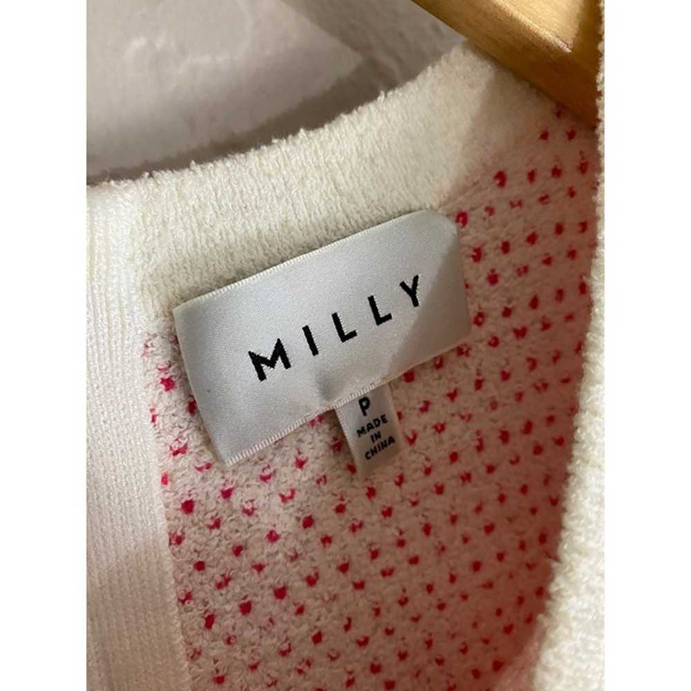 Milly Of New York Women's Pink Short Sleeve Tweed… - image 3