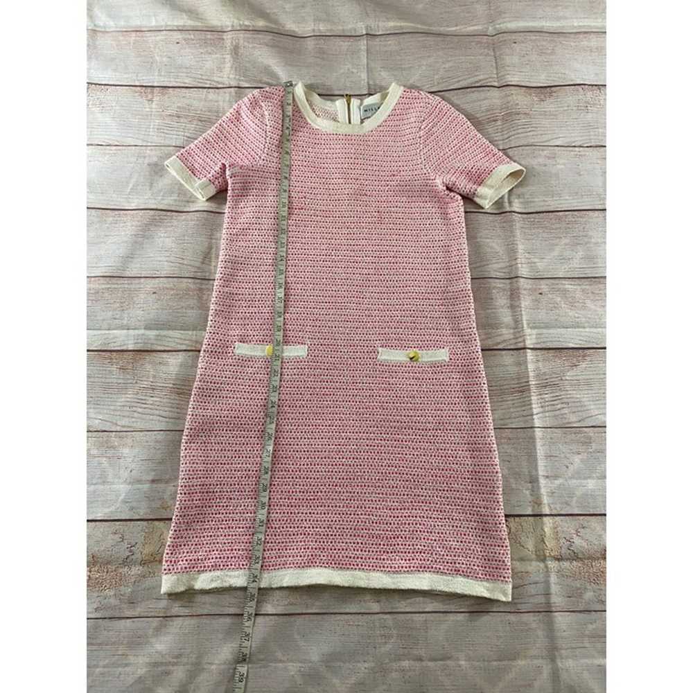 Milly Of New York Women's Pink Short Sleeve Tweed… - image 6