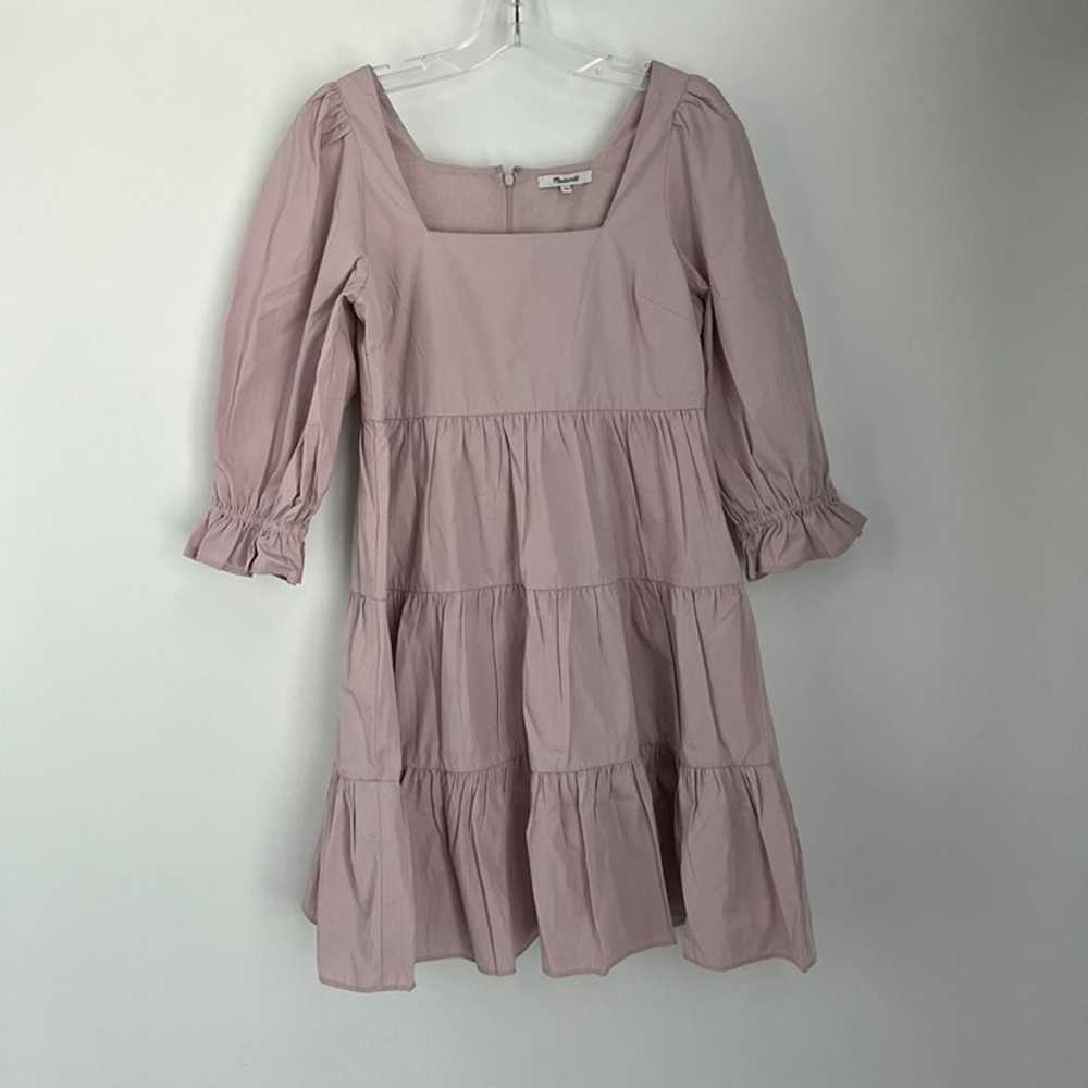 Madewell Mauve Pink Purple Square Neck 100% Cotto… - image 2