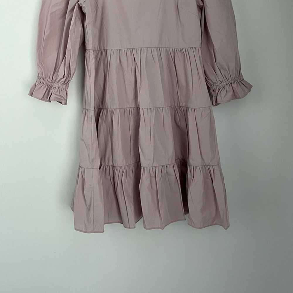 Madewell Mauve Pink Purple Square Neck 100% Cotto… - image 3