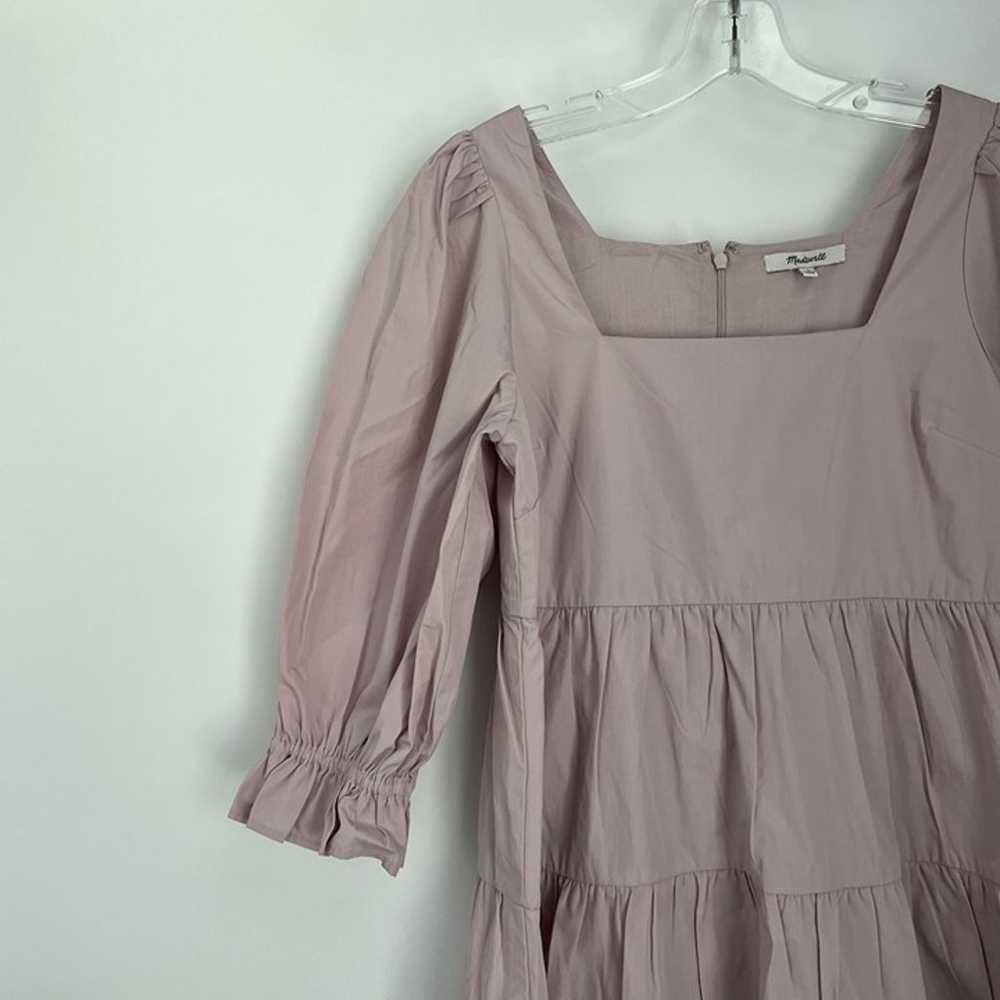 Madewell Mauve Pink Purple Square Neck 100% Cotto… - image 4