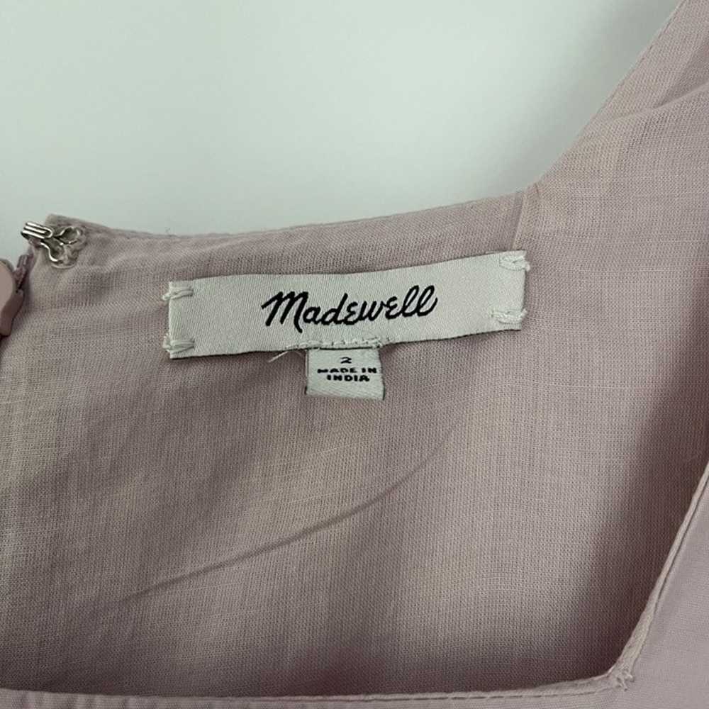 Madewell Mauve Pink Purple Square Neck 100% Cotto… - image 5