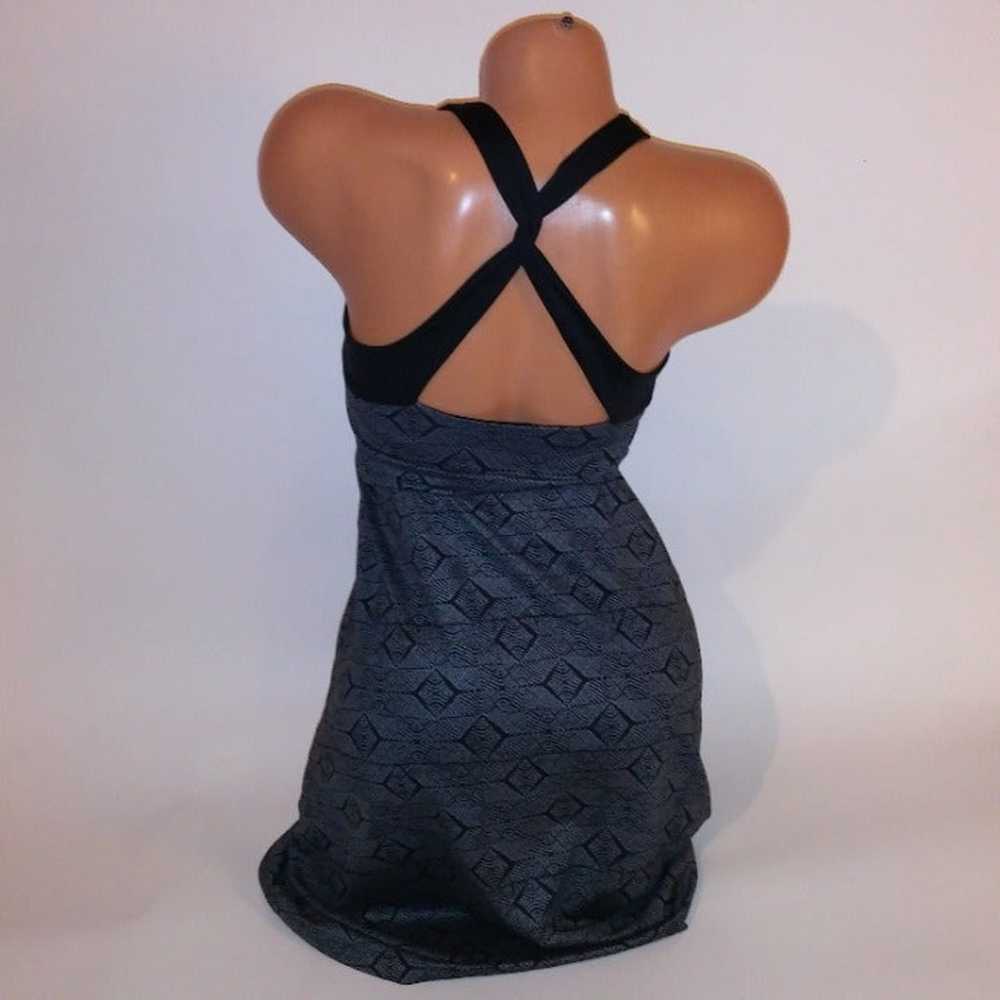 Patagonia Dress XS Gray Black Geo Print Athletic … - image 10