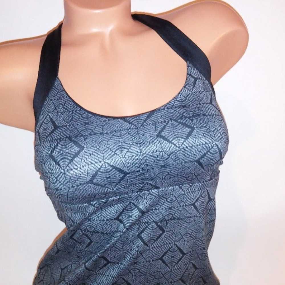 Patagonia Dress XS Gray Black Geo Print Athletic … - image 5