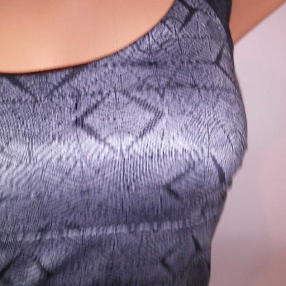 Patagonia Dress XS Gray Black Geo Print Athletic … - image 7