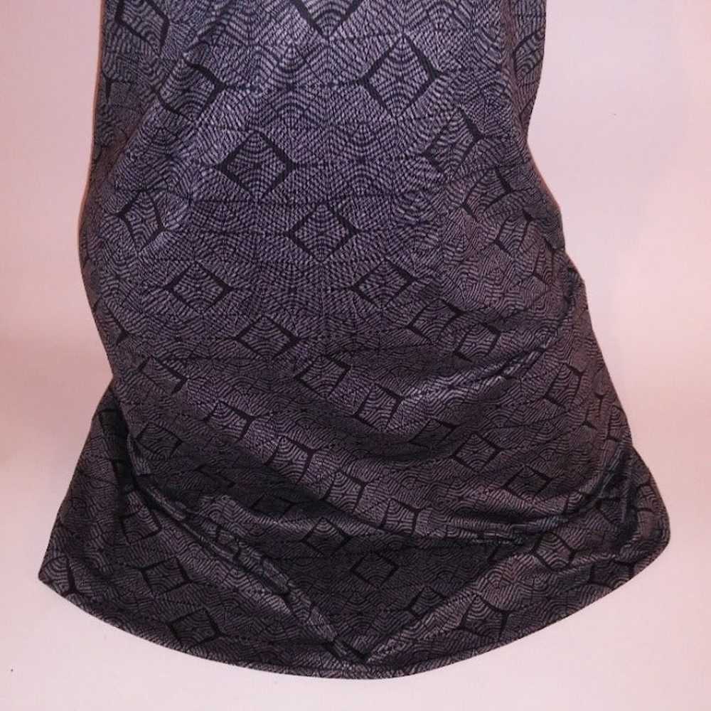 Patagonia Dress XS Gray Black Geo Print Athletic … - image 8