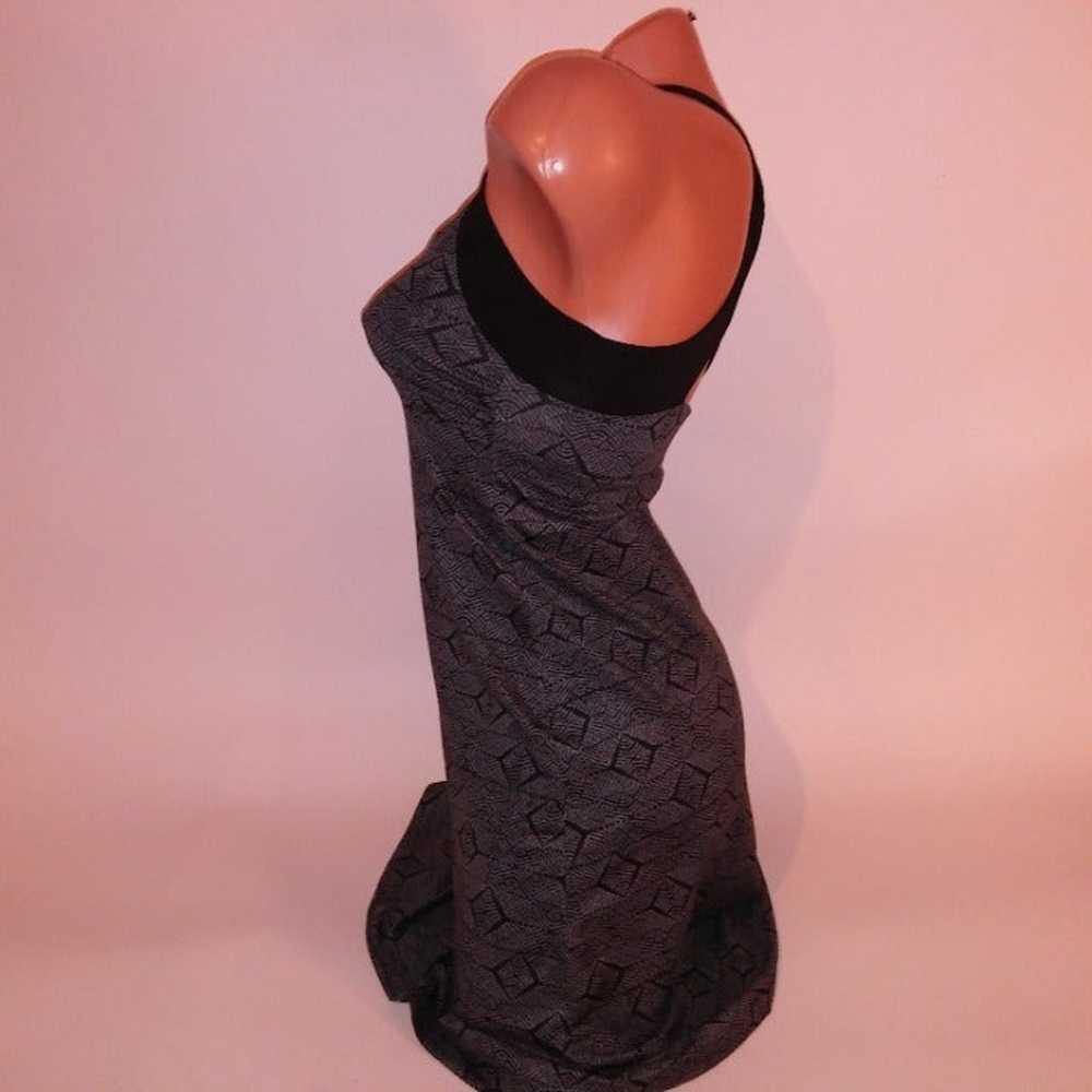 Patagonia Dress XS Gray Black Geo Print Athletic … - image 9