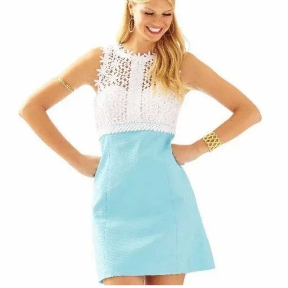 Lilly pulitzer  Breakers Shift Dress  white lace … - image 3
