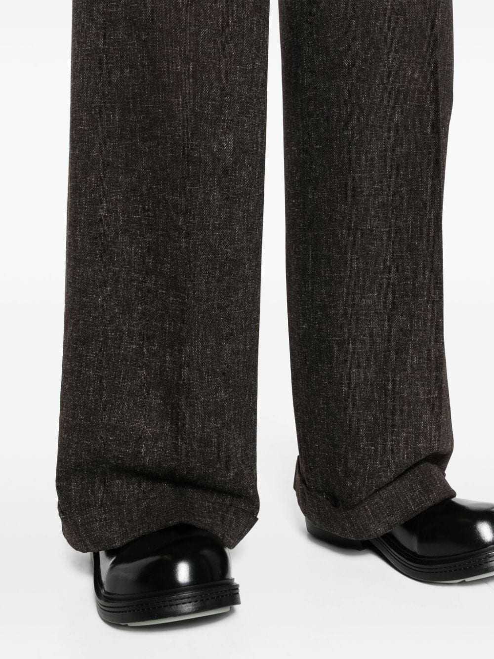 CHANEL Pre-Owned 2002 wool-blend wide-leg trouser… - image 5