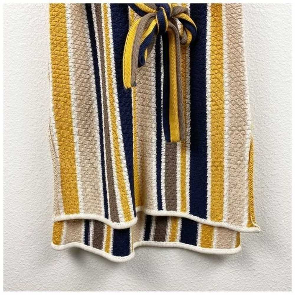 Frame Denim Le Lace Up Shirt Dress in Multi Strip… - image 6