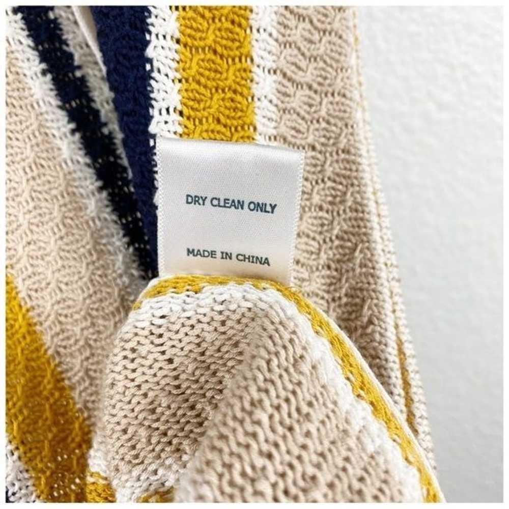 Frame Denim Le Lace Up Shirt Dress in Multi Strip… - image 9