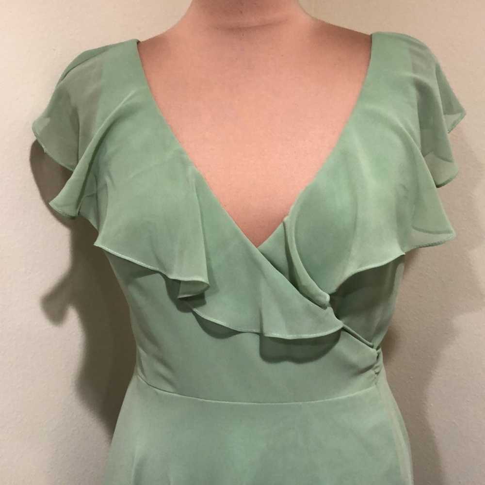 Tulle & Chantilly Wrap Maxi Dress Size 6 Pastel M… - image 3