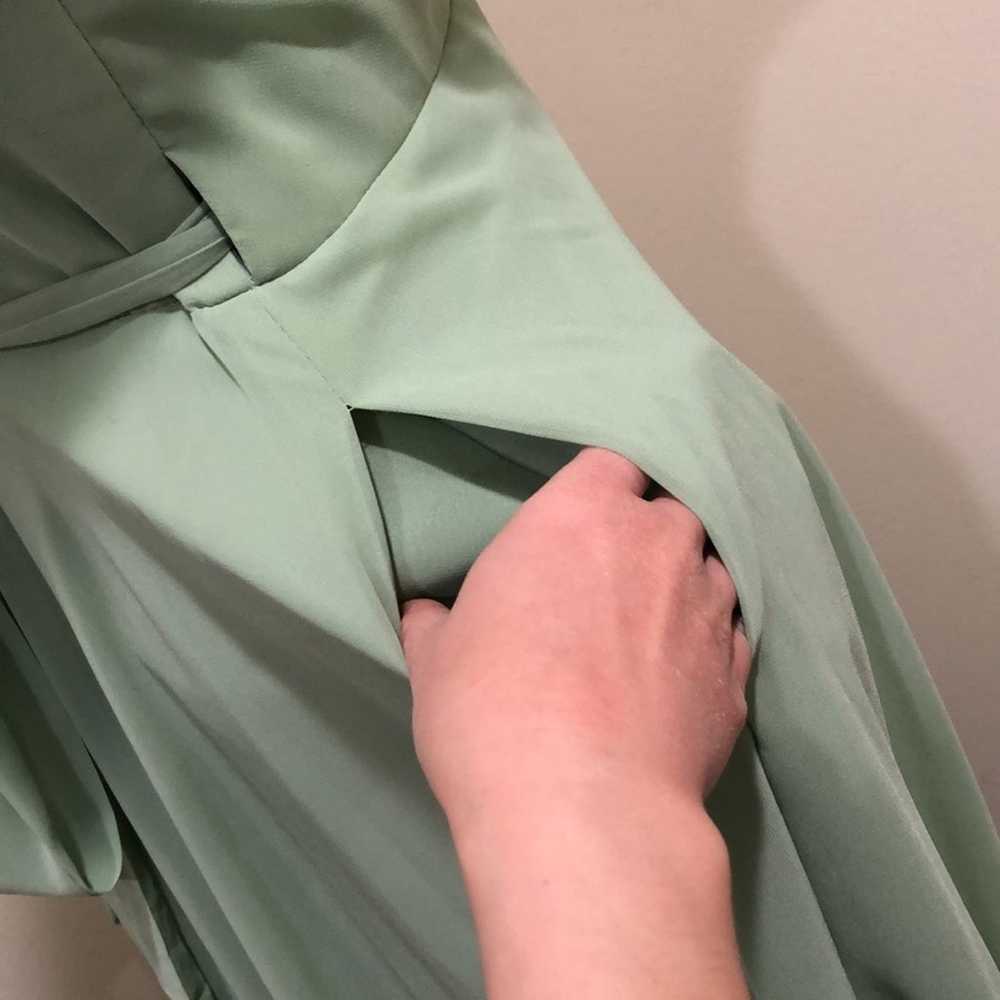 Tulle & Chantilly Wrap Maxi Dress Size 6 Pastel M… - image 4