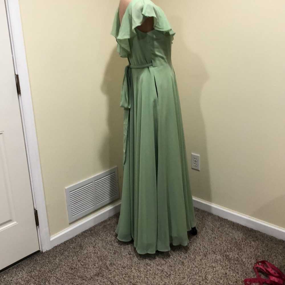 Tulle & Chantilly Wrap Maxi Dress Size 6 Pastel M… - image 5