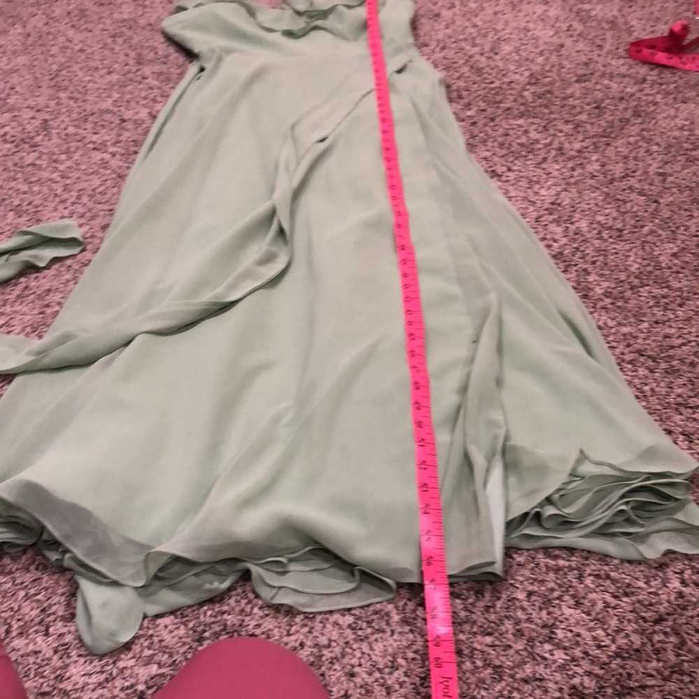Tulle & Chantilly Wrap Maxi Dress Size 6 Pastel M… - image 9