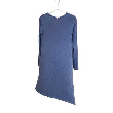 Sundry Sunday Long Sleeve Blue T-Shirt Asymmetric… - image 1