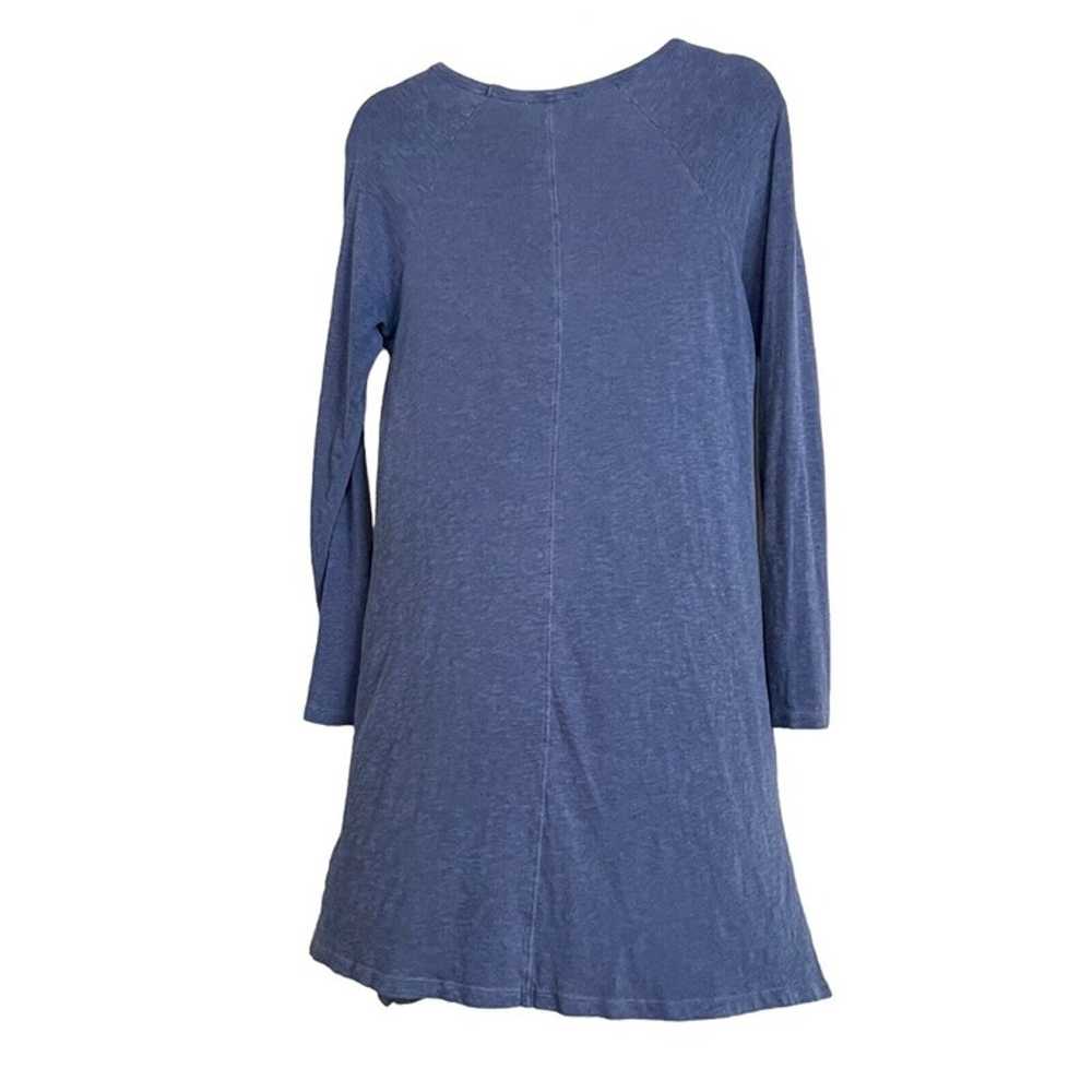 Sundry Sunday Long Sleeve Blue T-Shirt Asymmetric… - image 5