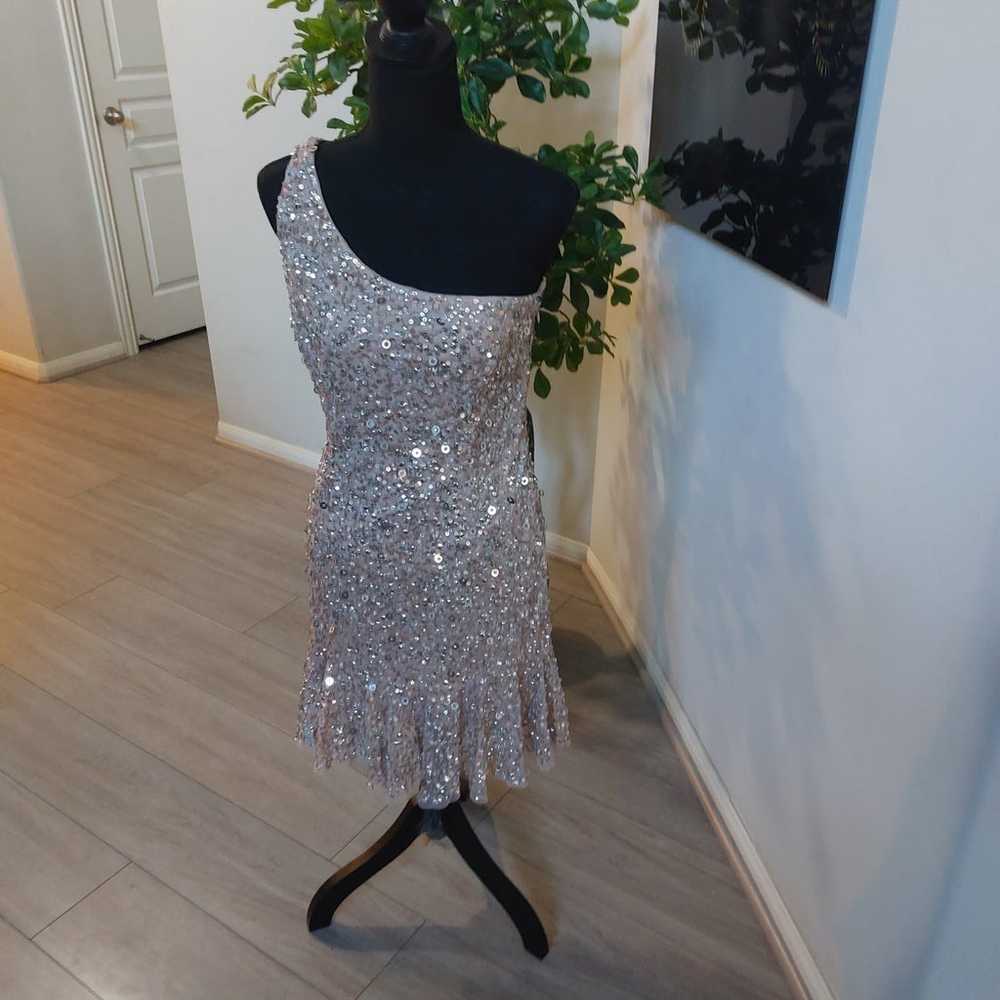 ADRIANNA PAPELL Sequin Mini Dress Size 6 - image 12