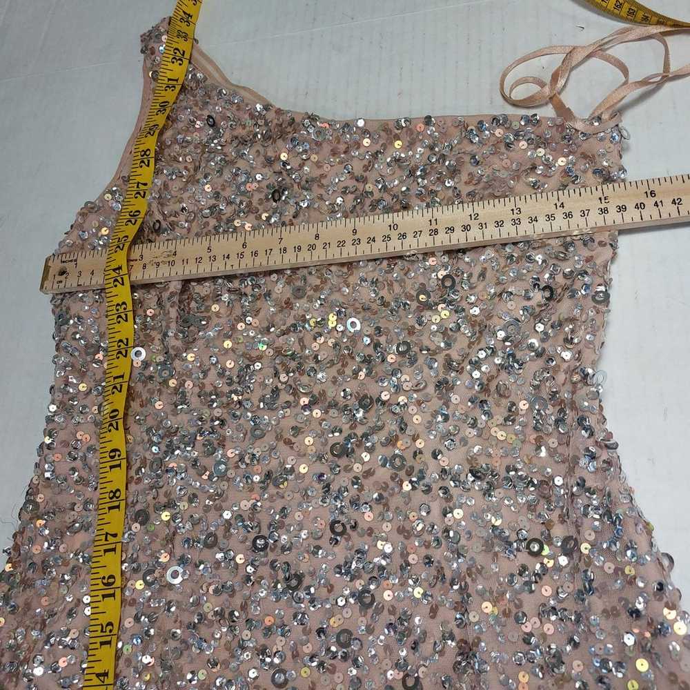 ADRIANNA PAPELL Sequin Mini Dress Size 6 - image 6