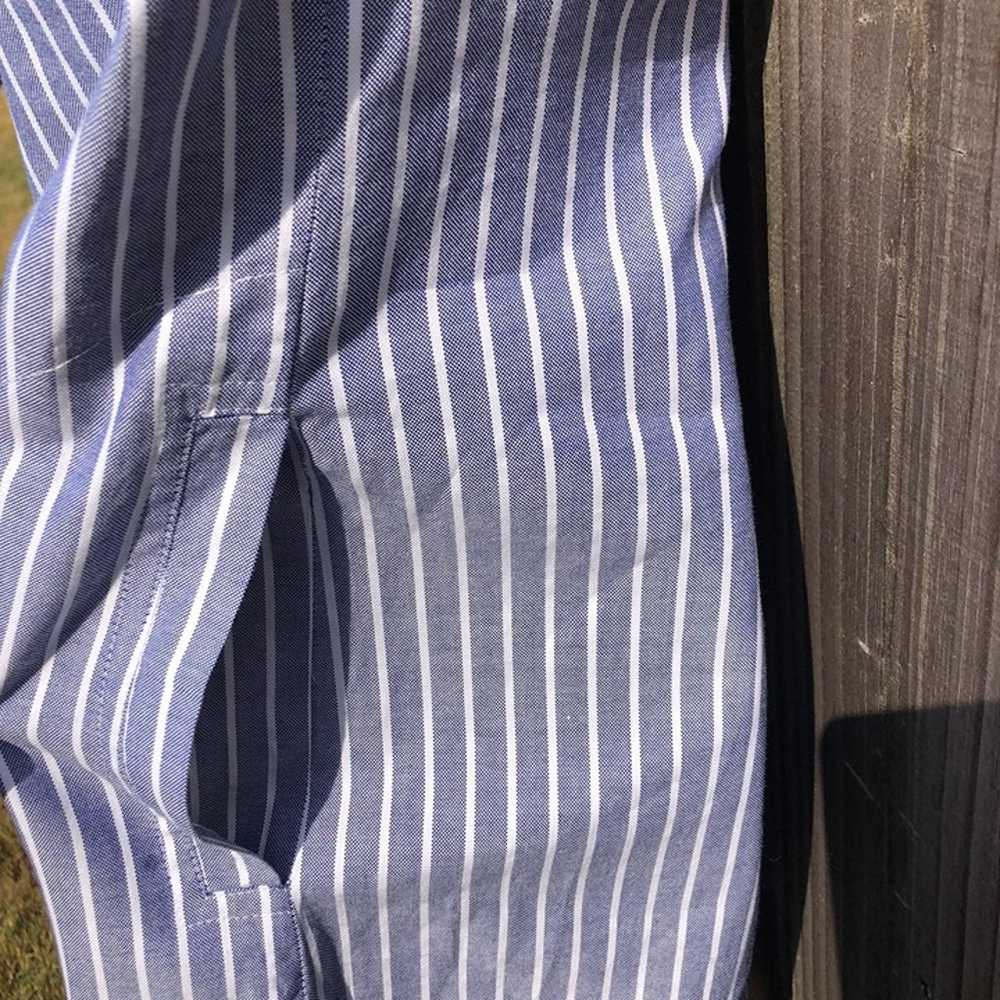 Tyler Boe NWOT Shirt Dress 6 Blue White Button Do… - image 3