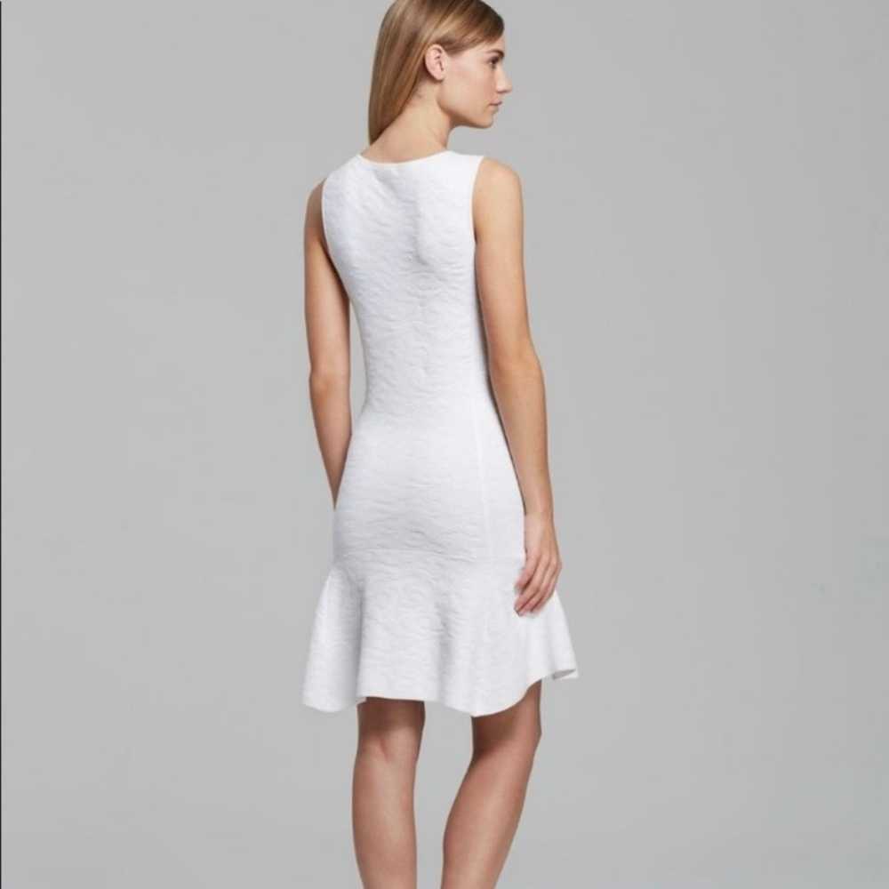 Theory Nikayla Mega White Jacquard Knit Dress - image 2