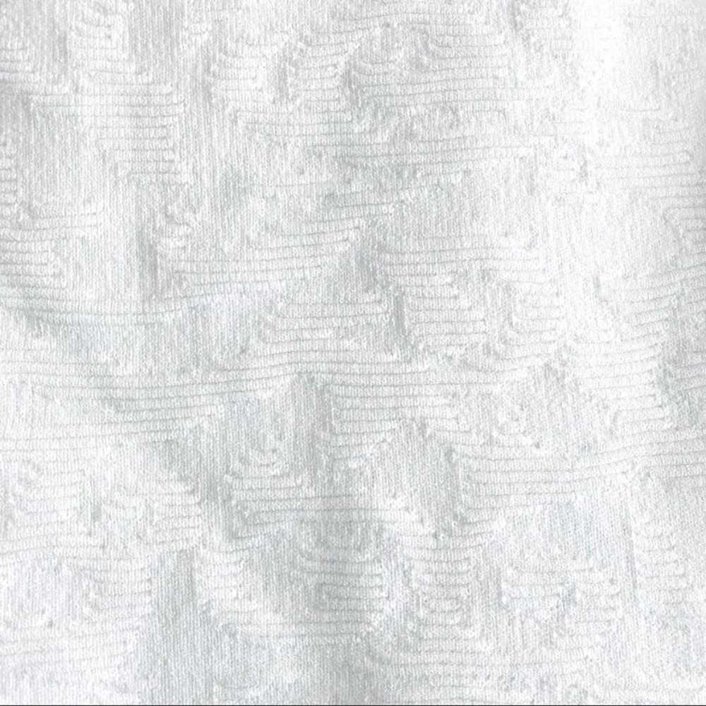 Theory Nikayla Mega White Jacquard Knit Dress - image 5