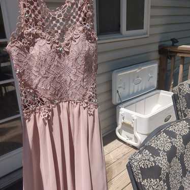 dusty rose homecoming dress - image 1