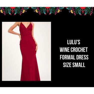 LULU'S | WINE FORMAL DRESS