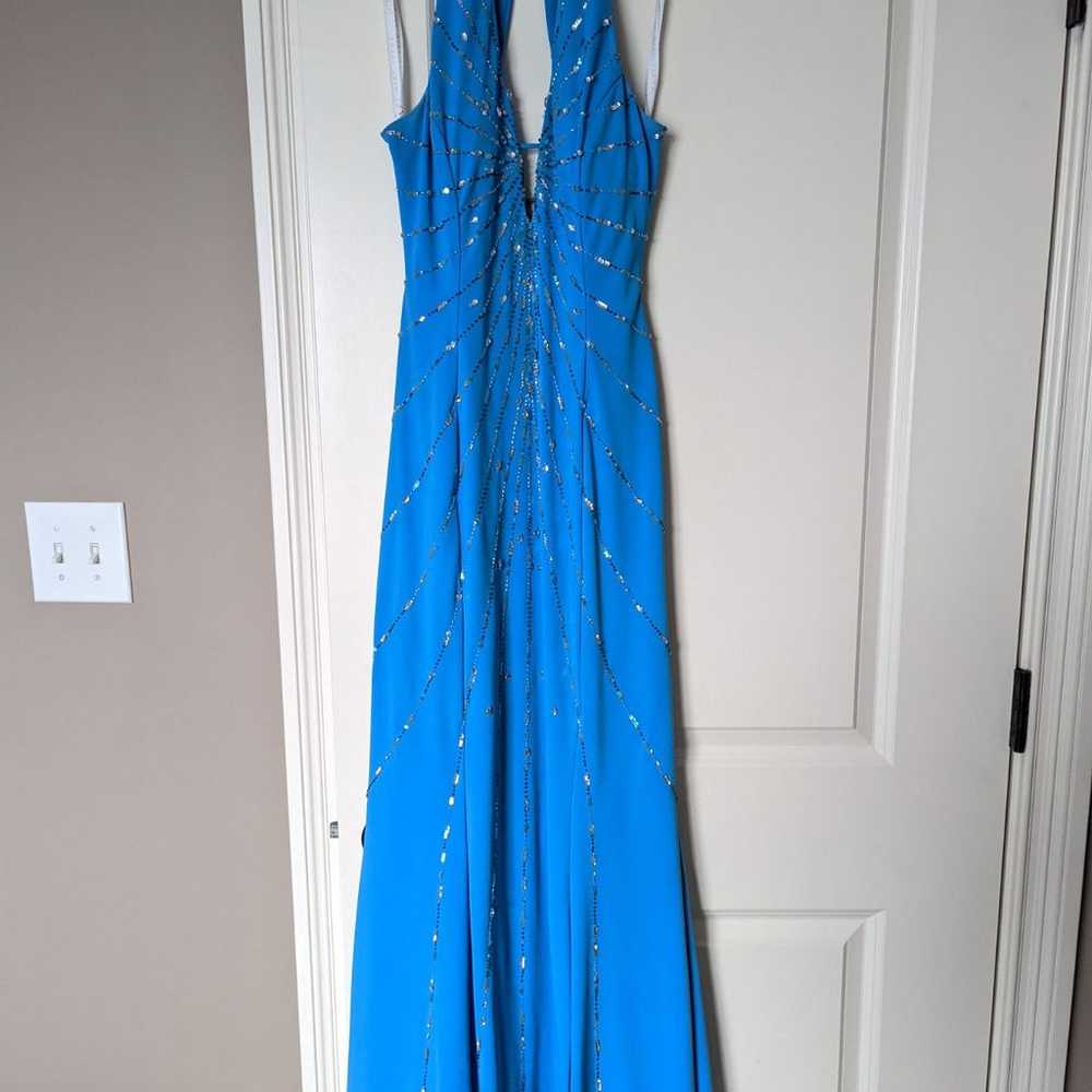 Blue Turquoise Formal Or Prom Dress - image 1