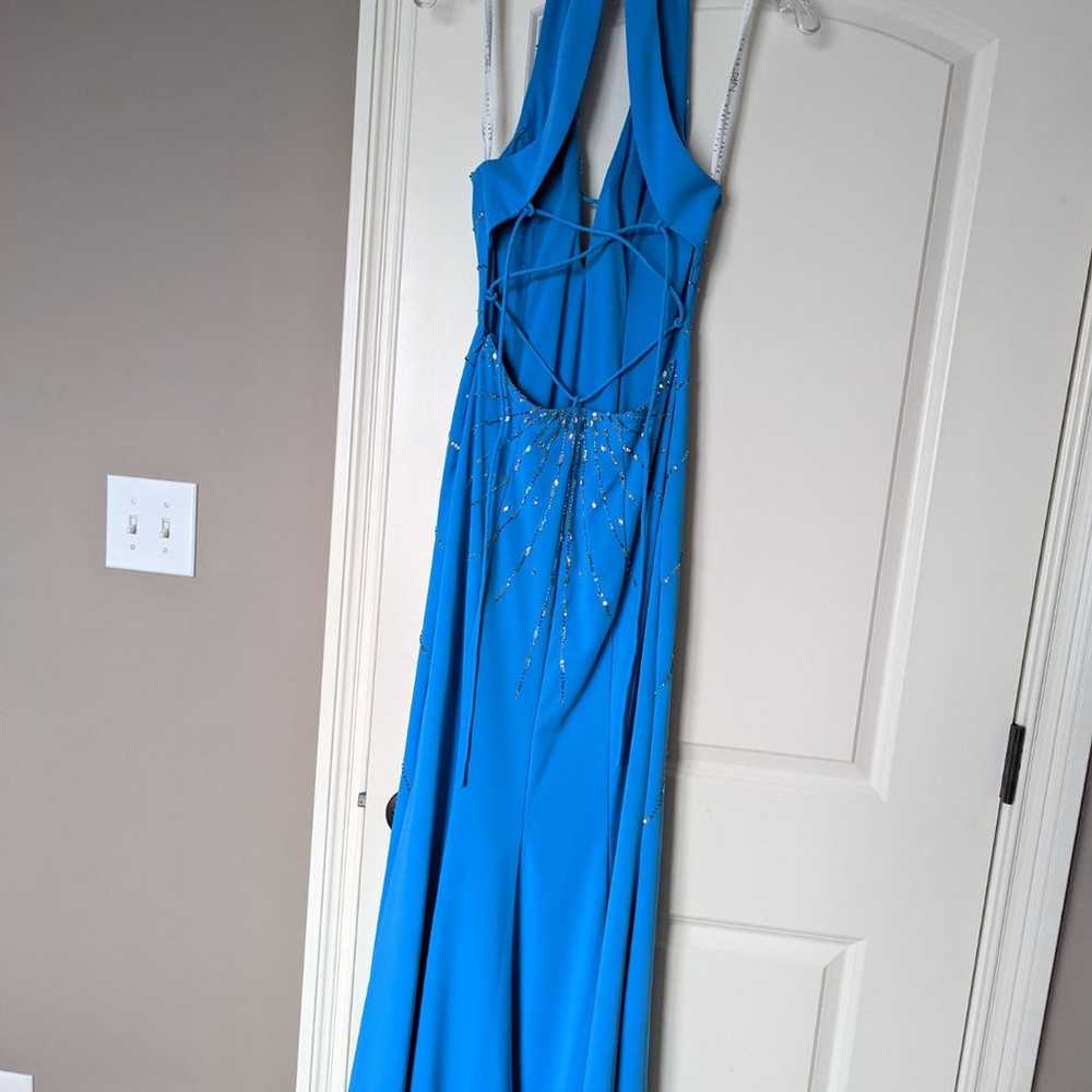 Blue Turquoise Formal Or Prom Dress - image 3
