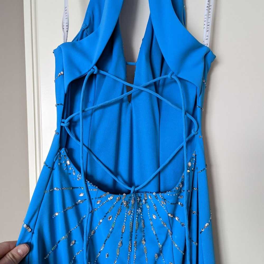 Blue Turquoise Formal Or Prom Dress - image 4