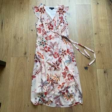 Sanctuary Jolynn Wrap Floral-Print Dress Size 6 - image 1