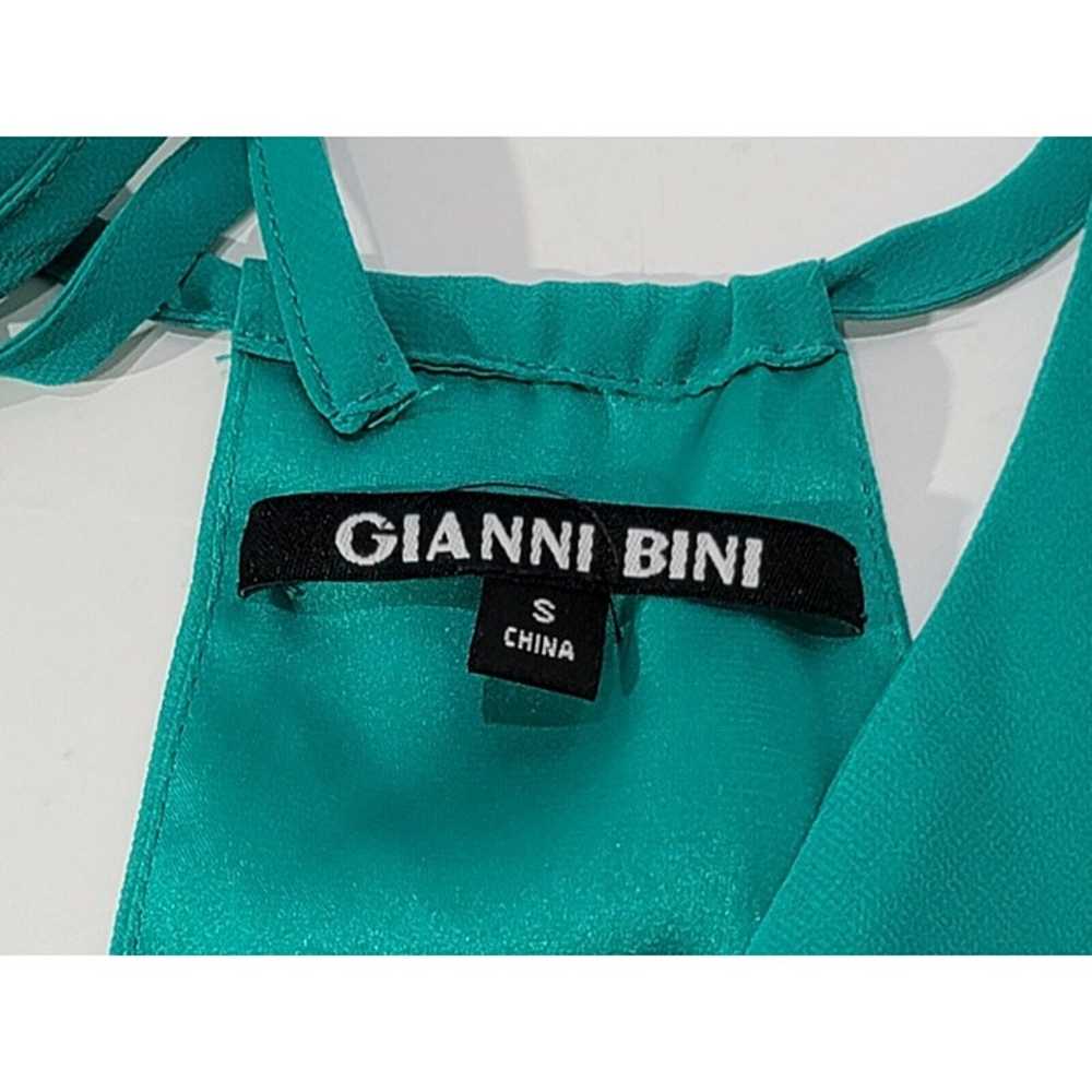 Gianni Bini Womens Teal Green Sheer Maxi Slip Dre… - image 4