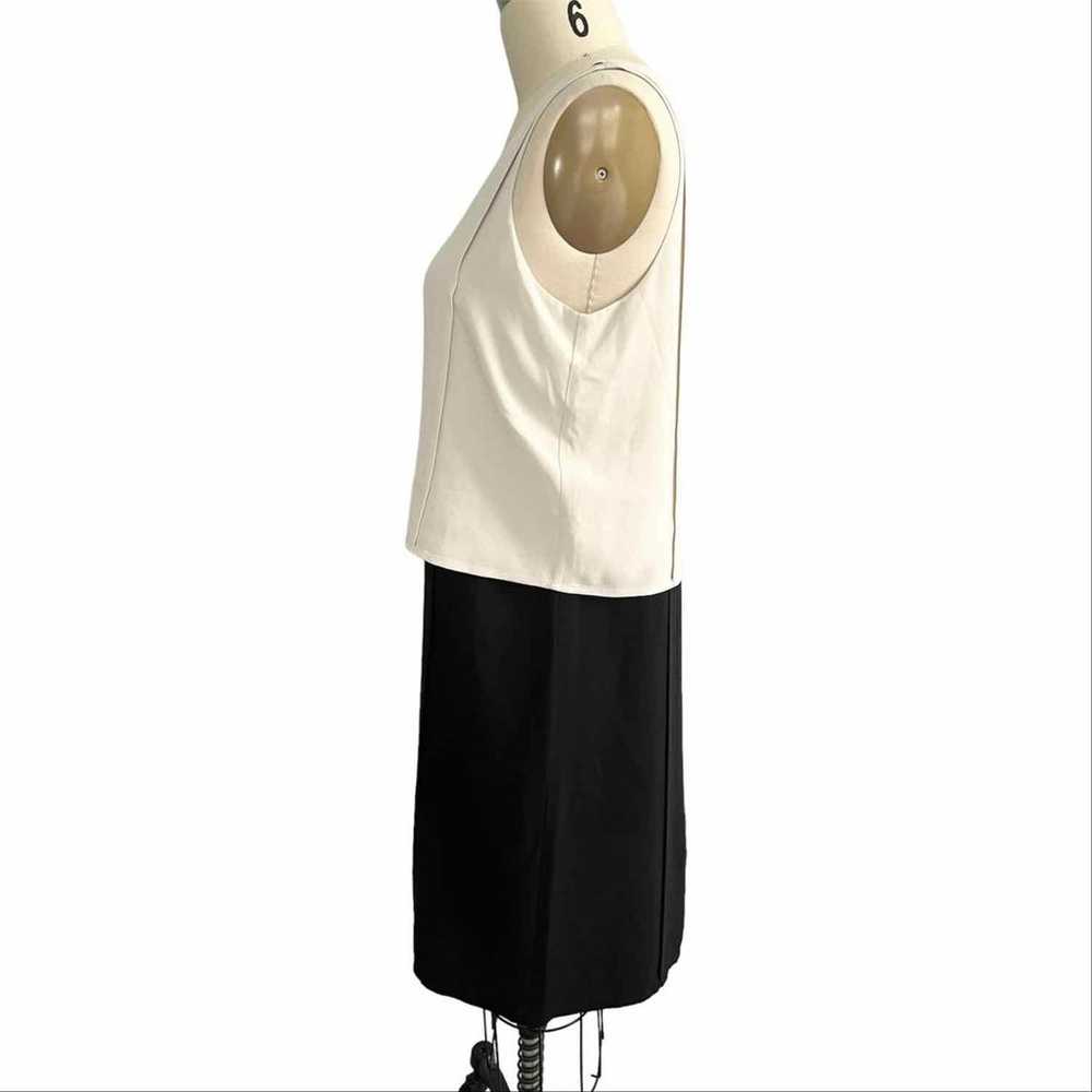 Eileen Fisher Silk Georgette Crepe Dress - image 2