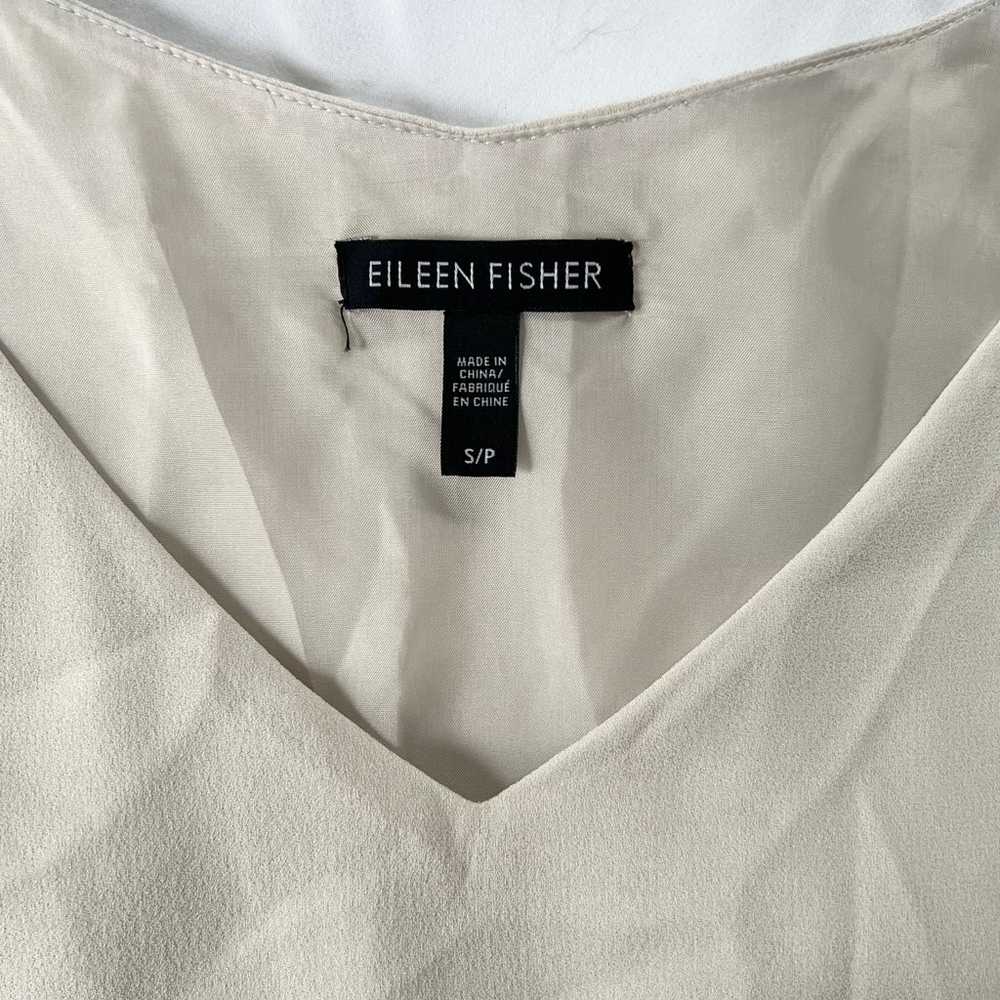 Eileen Fisher Silk Georgette Crepe Dress - image 8