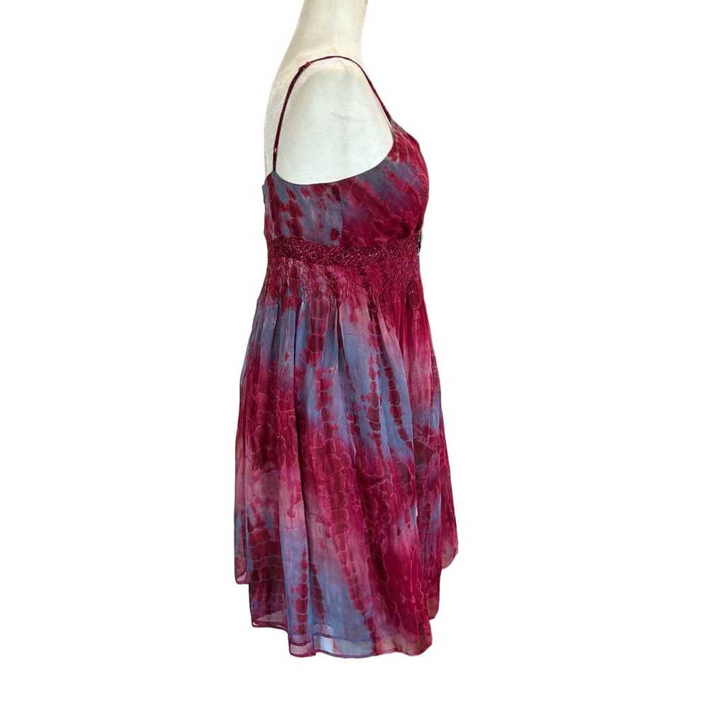 Plenty by Tracy Reese - 100% Silk Red Purple Dres… - image 6